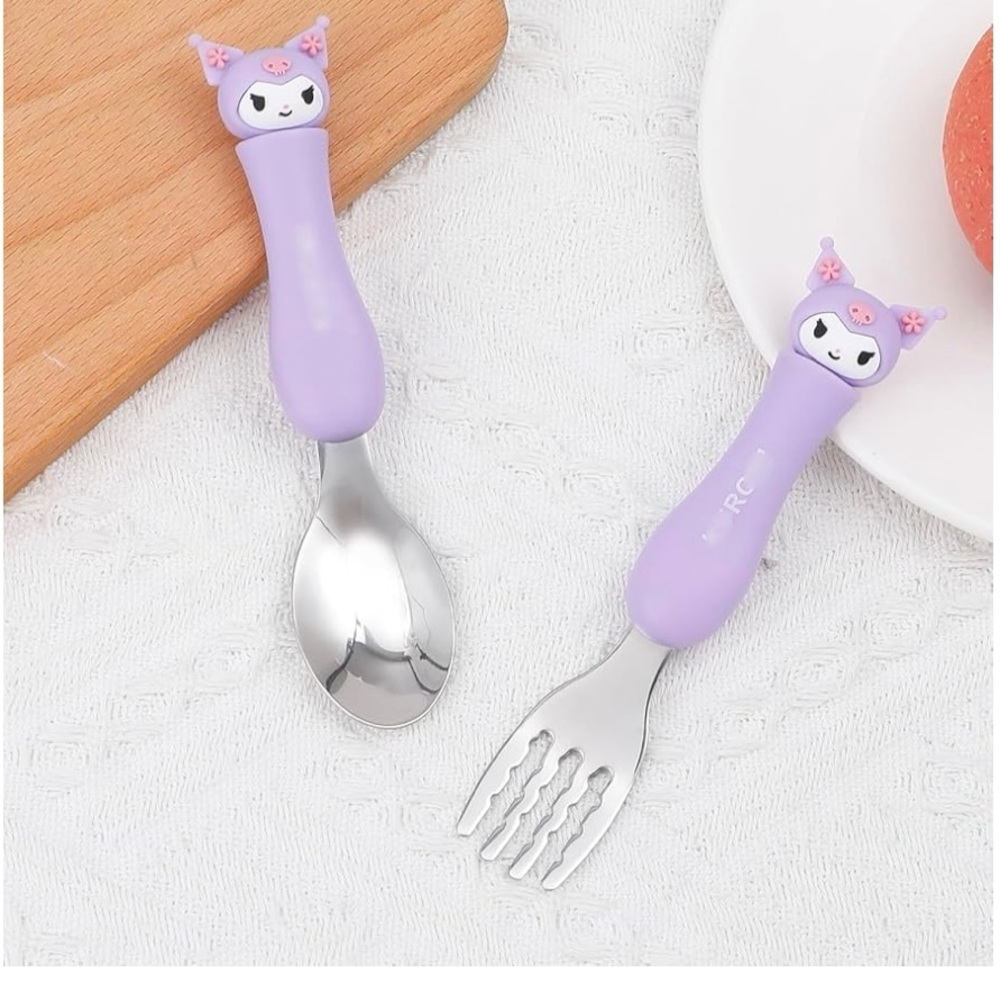 New Kuromi spoon, Fork with case